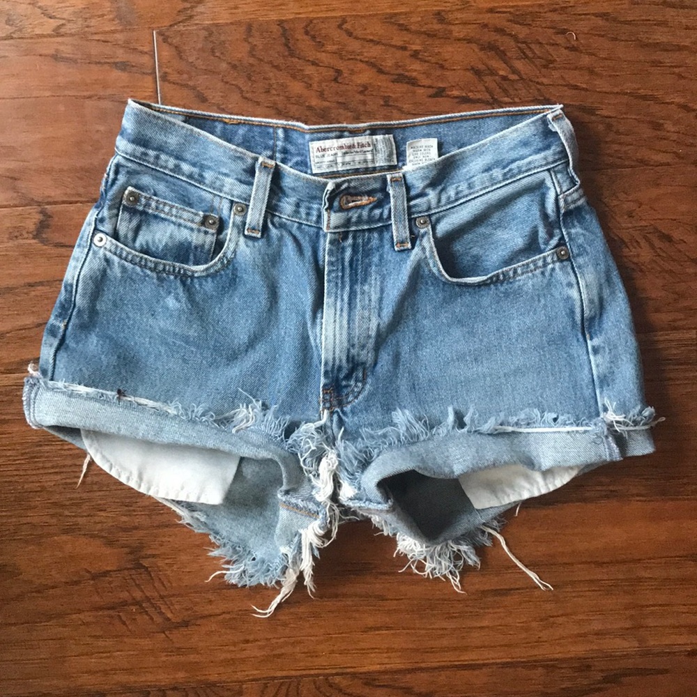 High waisted Jean shorts